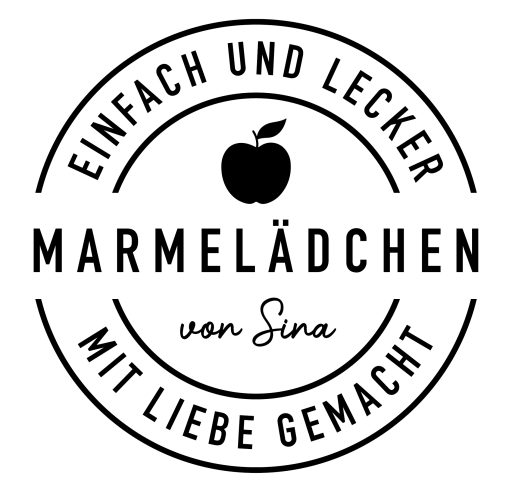 Marmelädchen Logo mit Apfel Icon